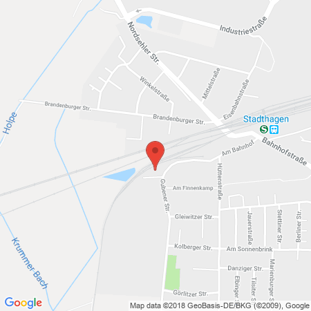 Kartenansicht Rakelbusch