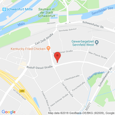 Kartenansicht bft - Walther