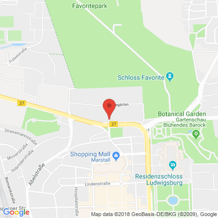 Kartenansicht Hoffmann Tankstellen