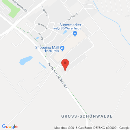 Kartenansicht Supermarkt-Tankstelle