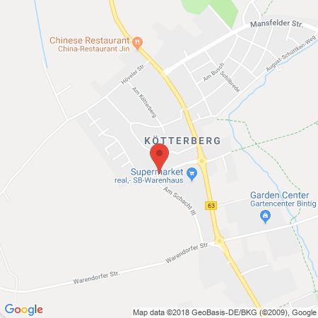 Kartenansicht Supermarkt-Tankstelle am real,- Markt