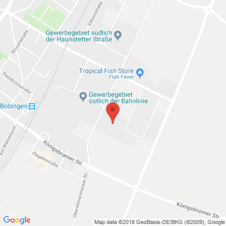 Kartenansicht V-Markt Bobingen