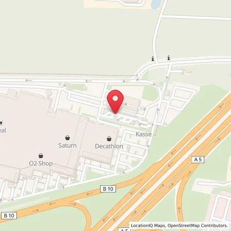 Karte Supermarkt-Tankstelle