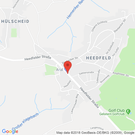 Kartenansicht ARAL