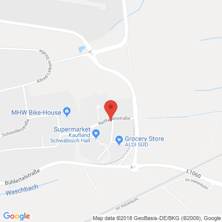 Kartenansicht Supermarkt-Tankstelle