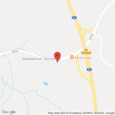 Kartenansicht Autohof Pfalzfeld, Autogaszentrum Simmern