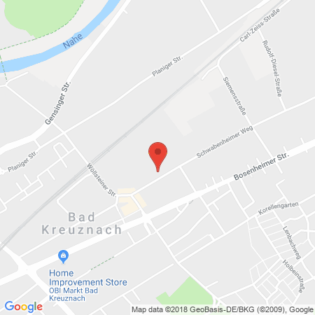 Kartenansicht Supermarkt-Tankstelle