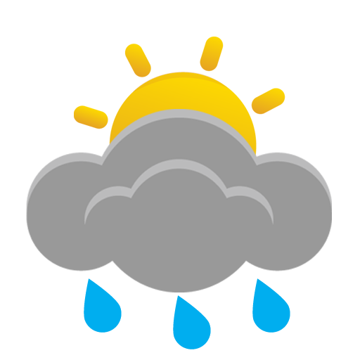 sehr starker Regenschauer